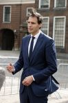 Den Haag 31 augustus 2021
Mark Rutte , Wopke Hoekstra Lillianne Ploumen Jesse Klaver Sigrid Kaag Gert Jan Segers en Rob Jetten op gesprek bij Mariette Hamer ivm vormen van nieuwe regering op het binnenhof.