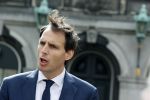 Den Haag 31 augustus 2021
Mark Rutte , Wopke Hoekstra Lillianne Ploumen Jesse Klaver Sigrid Kaag Gert Jan Segers en Rob Jetten op gesprek bij Mariette Hamer ivm vormen van nieuwe regering op het binnenhof.