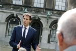 Den Haag 31 augustus 2021
Mark Rutte , Wopke Hoekstra Lillianne Ploumen Jesse Klaver Sigrid Kaag Gert Jan Segers en Rob Jetten op gesprek bij Mariette Hamer ivm vormen van nieuwe regering op het binnenhof.