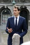 Den Haag 31 augustus 2021
Mark Rutte , Wopke Hoekstra Lillianne Ploumen Jesse Klaver Sigrid Kaag Gert Jan Segers en Rob Jetten op gesprek bij Mariette Hamer ivm vormen van nieuwe regering op het binnenhof.