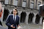 Den Haag 31 augustus 2021
Mark Rutte , Wopke Hoekstra Lillianne Ploumen Jesse Klaver Sigrid Kaag Gert Jan Segers en Rob Jetten op gesprek bij Mariette Hamer ivm vormen van nieuwe regering op het binnenhof.
