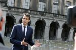 Den Haag 31 augustus 2021
Mark Rutte , Wopke Hoekstra Lillianne Ploumen Jesse Klaver Sigrid Kaag Gert Jan Segers en Rob Jetten op gesprek bij Mariette Hamer ivm vormen van nieuwe regering op het binnenhof.