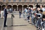 Den Haag 31 augustus 2021
Mark Rutte , Wopke Hoekstra Lillianne Ploumen Jesse Klaver Sigrid Kaag Gert Jan Segers en Rob Jetten op gesprek bij Mariette Hamer ivm vormen van nieuwe regering op het binnenhof.