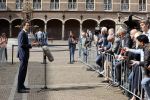 Den Haag 31 augustus 2021
Mark Rutte , Wopke Hoekstra Lillianne Ploumen Jesse Klaver Sigrid Kaag Gert Jan Segers en Rob Jetten op gesprek bij Mariette Hamer ivm vormen van nieuwe regering op het binnenhof.