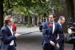Den Haag 31 augustus 2021
Mark Rutte , Wopke Hoekstra Lillianne Ploumen Jesse Klaver Sigrid Kaag Gert Jan Segers en Rob Jetten op gesprek bij Mariette Hamer ivm vormen van nieuwe regering op het binnenhof. Wopke met Jair Ferwerda