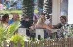 Malaga, 4 Augustus 2022 Andre Hazes en Rachel Hazes terug naat Nederland