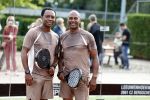 Capelle aan de IJssel 7 september 2022
Presentatie kleinglijn voor Padel van Robin van Persie en zijn vrouw Bouchra v Persie. Aron Winter en Regi Blinker