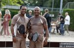 Capelle aan de IJssel 7 september 2022
Presentatie kleinglijn voor Padel van Robin van Persie en zijn vrouw Bouchra v Persie. Aron Winter en Regi Blinker