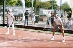 Capelle aan de IJssel 7 september 2022
Presentatie kleinglijn voor Padel van Robin van Persie en zijn vrouw Bouchra v Persie. Boef met Robin v en hun tegenstanders
