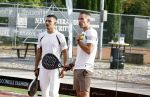 Capelle aan de IJssel 7 september 2022
Presentatie kleinglijn voor Padel van Robin van Persie en zijn vrouw Bouchra v Persie. Boef met Robin v en hun tegenstanders