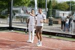 Capelle aan de IJssel 7 september 2022
Presentatie kleinglijn voor Padel van Robin van Persie en zijn vrouw Bouchra v Persie. Boef met Robin v en hun tegenstanders