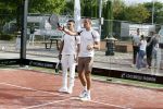 Capelle aan de IJssel 7 september 2022
Presentatie kleinglijn voor Padel van Robin van Persie en zijn vrouw Bouchra v Persie. Boef met Robin v en hun tegenstanders