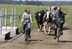 Ruinerwold 3 augustus 2022
Boer Evert met zijn nieuwe vriendin Maud bij zijn boerderij . Matthijs Albers was mee.