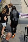 Zandvoort 4 september 2022
Floor Jansen zingt het nederlandse volkslied voorafgaand aan den Nederlands F1 Grand Prix . Ook haar man Hannes v Dahl en hun dochtertje waren erbij.