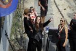 Zandvoort 4 september 2022
Floor Jansen zingt het nederlandse volkslied voorafgaand aan den Nederlands F1 Grand Prix . Ook haar man Hannes v Dahl en hun dochtertje waren erbij.