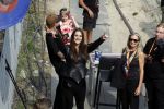Zandvoort 4 september 2022
Floor Jansen zingt het nederlandse volkslied voorafgaand aan den Nederlands F1 Grand Prix . Ook haar man Hannes v Dahl en hun dochtertje waren erbij.