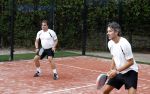 Capelle aan de IJssel 7 september 2022
Presentatie kleinglijn voor Padel van Robin van Persie en zijn vrouw Bouchra v Persie. Frank Lammers en John v Lottum