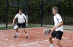 Capelle aan de IJssel 7 september 2022
Presentatie kleinglijn voor Padel van Robin van Persie en zijn vrouw Bouchra v Persie. Frank Lammers en John v Lottum