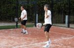 Capelle aan de IJssel 7 september 2022
Presentatie kleinglijn voor Padel van Robin van Persie en zijn vrouw Bouchra v Persie. Frank Lammers en John v Lottum