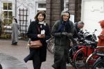 Amsterdam 31 maart 2022
Isa Hoes en Medina Schuurman op straat in Amsterdam