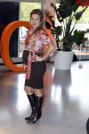 Hilversum 30 augustus 2022
Perspresentatie NPO in theater Gooiland.
Lauren Verster hoog zwanger