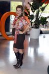 Hilversum 30 augustus 2022
Perspresentatie NPO in theater Gooiland.
Lauren Verster hoog zwanger