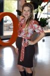 Hilversum 30 augustus 2022
Perspresentatie NPO in theater Gooiland.
Lauren Verster hoog zwanger