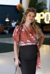 Hilversum 30 augustus 2022
Perspresentatie NPO in theater Gooiland.
Lauren Verster hoog zwanger