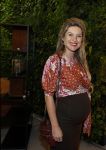 Hilversum 30 augustus 2022
Perspresentatie NPO in theater Gooiland.
Lauren Verster hoog zwanger