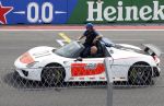 Zandvoort 4 september 2022
Nederlandse F1 Grand Prix op circuit Zandvoort.
Mark Wegh met Fernando Alonso in zijn electrische porsche