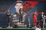Zandvoort 4 september 2022
Nederlandse F1 Grand Prix op circuit Zandvoort.
Het podium met Max Verstappen 1e George Rusell 2e en Charles Leclerc 3e. Prins Bernhard reikt de prijzen uit.