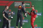 Zandvoort 4 september 2022
Nederlandse F1 Grand Prix op circuit Zandvoort.
Het podium met Max Verstappen 1e George Rusell 2e en Charles Leclerc 3e. Prins Bernhard reikt de prijzen uit.