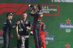 Zandvoort 4 september 2022
Nederlandse F1 Grand Prix op circuit Zandvoort.
Het podium met Max Verstappen 1e George Rusell 2e en Charles Leclerc 3e. Prins Bernhard reikt de prijzen uit.