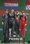 Zandvoort 4 september 2022
Nederlandse F1 Grand Prix op circuit Zandvoort.
Het podium met Max Verstappen 1e George Rusell 2e en Charles Leclerc 3e. Prins Bernhard reikt de prijzen uit.