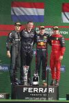 Zandvoort 4 september 2022
Nederlandse F1 Grand Prix op circuit Zandvoort.
Het podium met Max Verstappen 1e George Rusell 2e en Charles Leclerc 3e. Prins Bernhard reikt de prijzen uit.