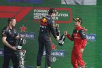 Zandvoort 4 september 2022
Nederlandse F1 Grand Prix op circuit Zandvoort.
Het podium met Max Verstappen 1e George Rusell 2e en Charles Leclerc 3e. Prins Bernhard reikt de prijzen uit.
