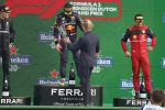 Zandvoort 4 september 2022
Nederlandse F1 Grand Prix op circuit Zandvoort.
Het podium met Max Verstappen 1e George Rusell 2e en Charles Leclerc 3e. Prins Bernhard reikt de prijzen uit.