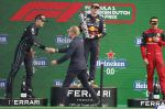 Zandvoort 4 september 2022
Nederlandse F1 Grand Prix op circuit Zandvoort.
Het podium met Max Verstappen 1e George Rusell 2e en Charles Leclerc 3e. Prins Bernhard reikt de prijzen uit.
