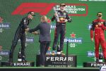 Zandvoort 4 september 2022
Nederlandse F1 Grand Prix op circuit Zandvoort.
Het podium met Max Verstappen 1e George Rusell 2e en Charles Leclerc 3e. Prins Bernhard reikt de prijzen uit.