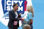 Amsterdam 28 augustus 2022
ALS Cityswim in de grachten van Amsterdam.
Natasja Froger en Matthijs Albers