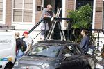 Amsterdam 1 augustus 2022
Het nieuwe huis van prinses Amalia wordt helemaal verbouwd . Er zijn nu ook veiligheids camera's opgehangen . Grachtenpand.