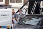 Amsterdam 1 augustus 2022
Het nieuwe huis van prinses Amalia wordt helemaal verbouwd . Er zijn nu ook veiligheids camera's opgehangen . Grachtenpand.