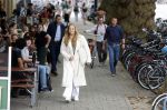 Amsterdam 5 september 2022
Prinses Amalia arriveert bij de UVA op haar eerste schooldag . Er was heel veel pers aanwezig.