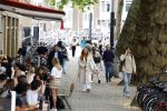 Amsterdam 5 september 2022
Prinses Amalia arriveert bij de UVA op haar eerste schooldag . Er was heel veel pers aanwezig.