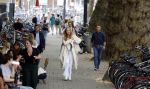 Amsterdam 5 september 2022
Prinses Amalia arriveert bij de UVA op haar eerste schooldag . Er was heel veel pers aanwezig.