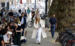 Amsterdam 5 september 2022
Prinses Amalia arriveert bij de UVA op haar eerste schooldag . Er was heel veel pers aanwezig.