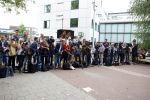 Amsterdam 5 september 2022
Prinses Amalia arriveert bij de UVA op haar eerste schooldag . Er was heel veel pers aanwezig.