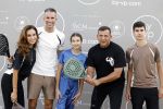 Capelle aan de IJssel 7 september 2022
Presentatie kleinglijn voor Padel van Robin van Persie en zijn vrouw Bouchra v Persie. Robin met zijn vrouw Bouchra zoon Shaqueel Dina Layla en Najib Amhali
