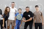Capelle aan de IJssel 7 september 2022
Presentatie kleinglijn voor Padel van Robin van Persie en zijn vrouw Bouchra v Persie. Robin met zijn vrouw Bouchra zoon Shaqueel Dina Layla en Najib Amhali
