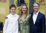 Amsterdam 11 september 2022
Premiere Charlie's chocolade fabriek in het nieuwe deLamar . Roos Schlikker kwam met haar man en zoon